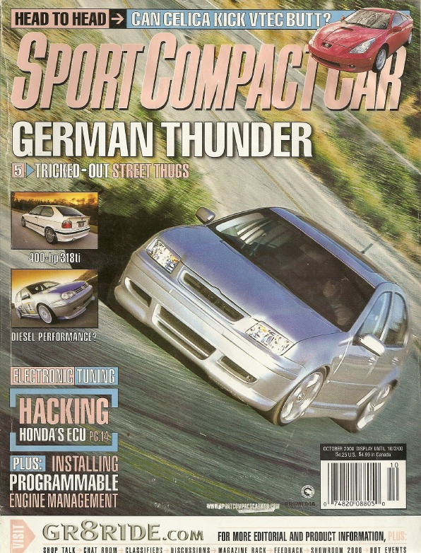 SPORT COMPACT CAR 2000 OCT - VW POWER, NEW CELICA - SPORT COMPACT CAR